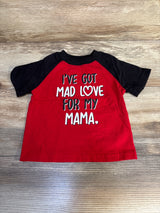 Way To Celebrate Valentines Day I've Got Mad Love Shirt Black sz 18m