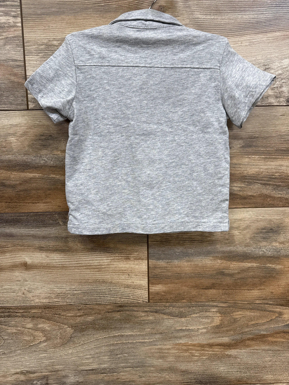 Easy-Peasy Button Up Shirt Grey sz 18m - Me n Mommy To Be