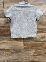 Easy-Peasy Button Up Shirt Grey sz 18m - Me n Mommy To Be