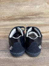 NEW Melania Double Velcro Rhinestone Sneakers Navy sz 5c