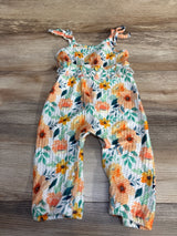 Floral Ruffle Romper White sz 9-12m - Me n Mommy To Be