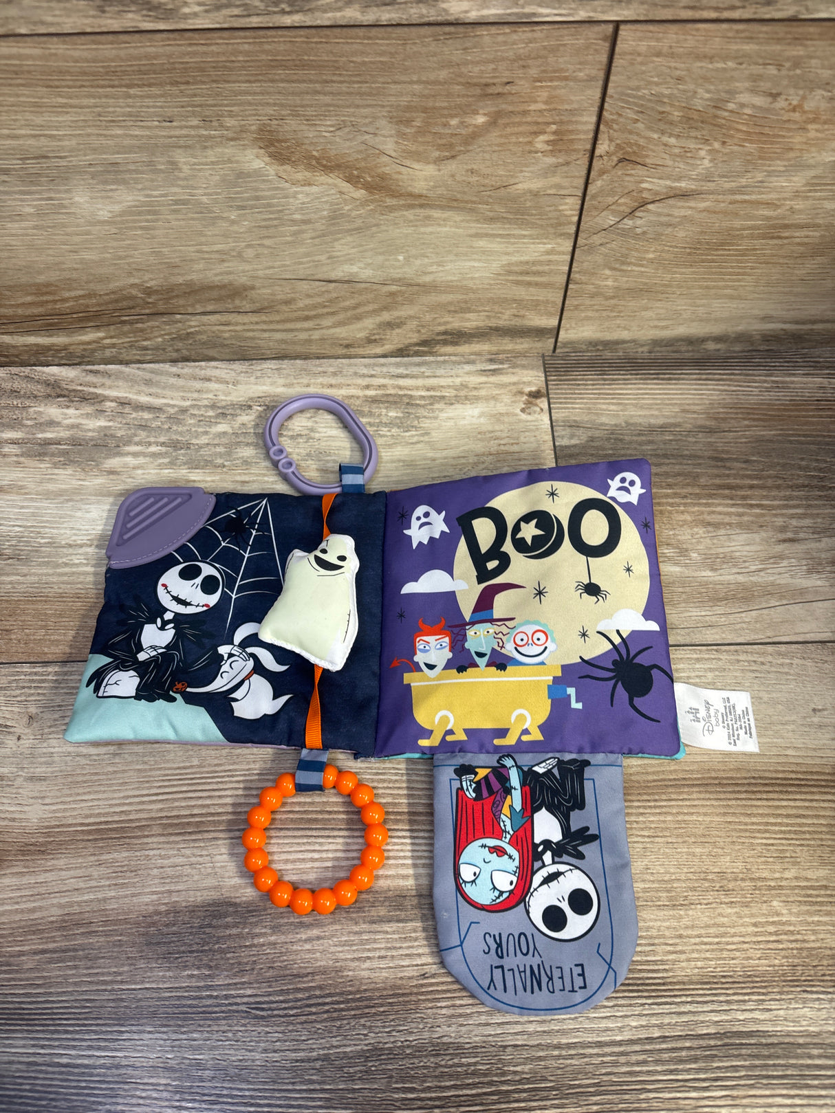 Disney Nightmare Before Christmas My First Scare Soft Crinkle Teether Book