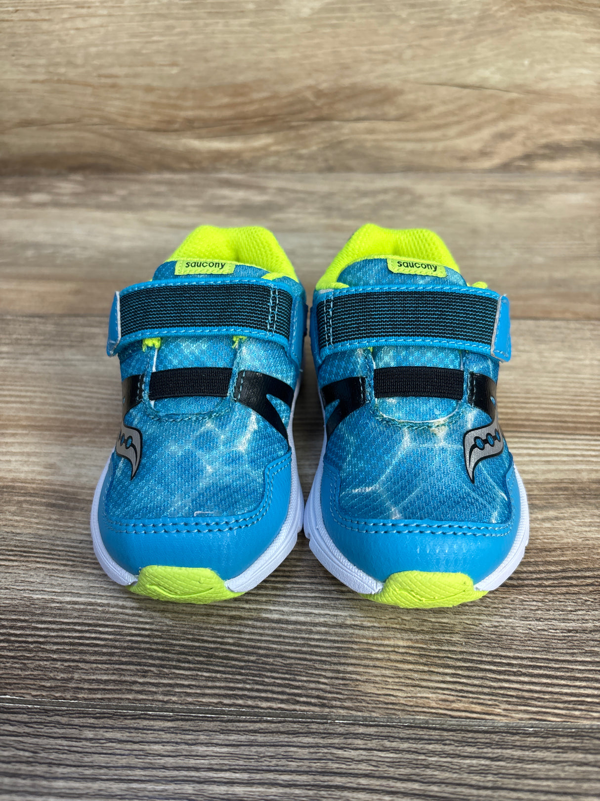 NWOT Saucony Ride Pro Hook & Loop Sneakers Blue sz 6c