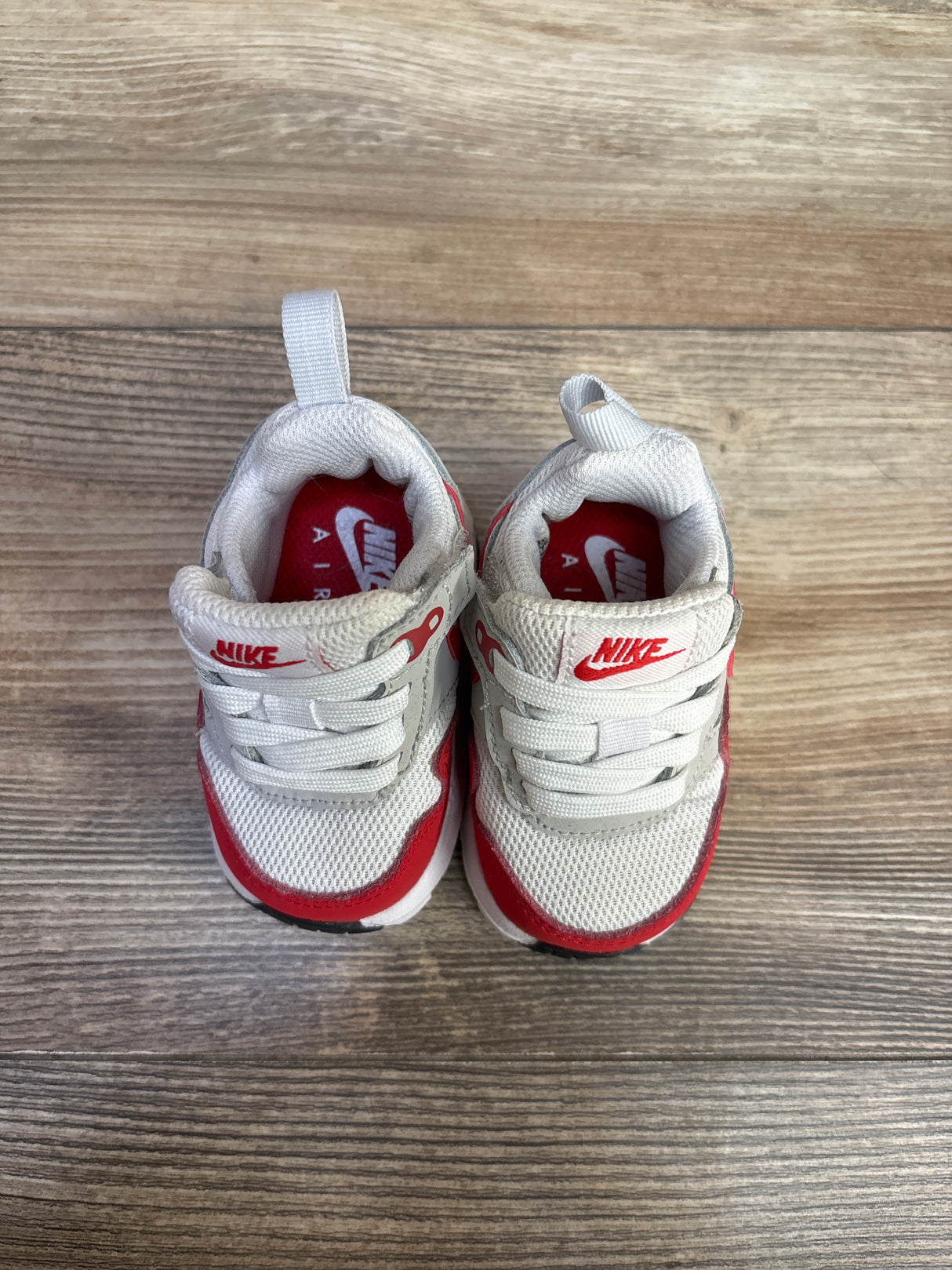 Nike Air Max 1 EasyOn TD 'Red' Sneakers sz 2c