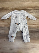 Carter's Footless Sleeper Grey sz 3m - Me n Mommy To Be