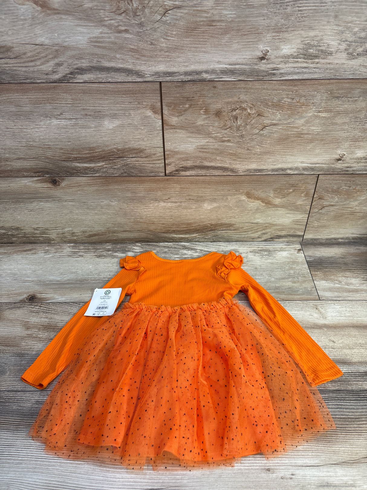 NEW Way To Celebrate! Halloween Pumpkin Dress Orange sz 12m