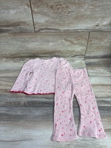 Cat & Jack 2pc Ribbed Shirt & Pants Set Pink sz 12m