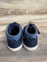 Old Navy Triple-Strap Canvas High Top Sneakers, Navy sz 5c