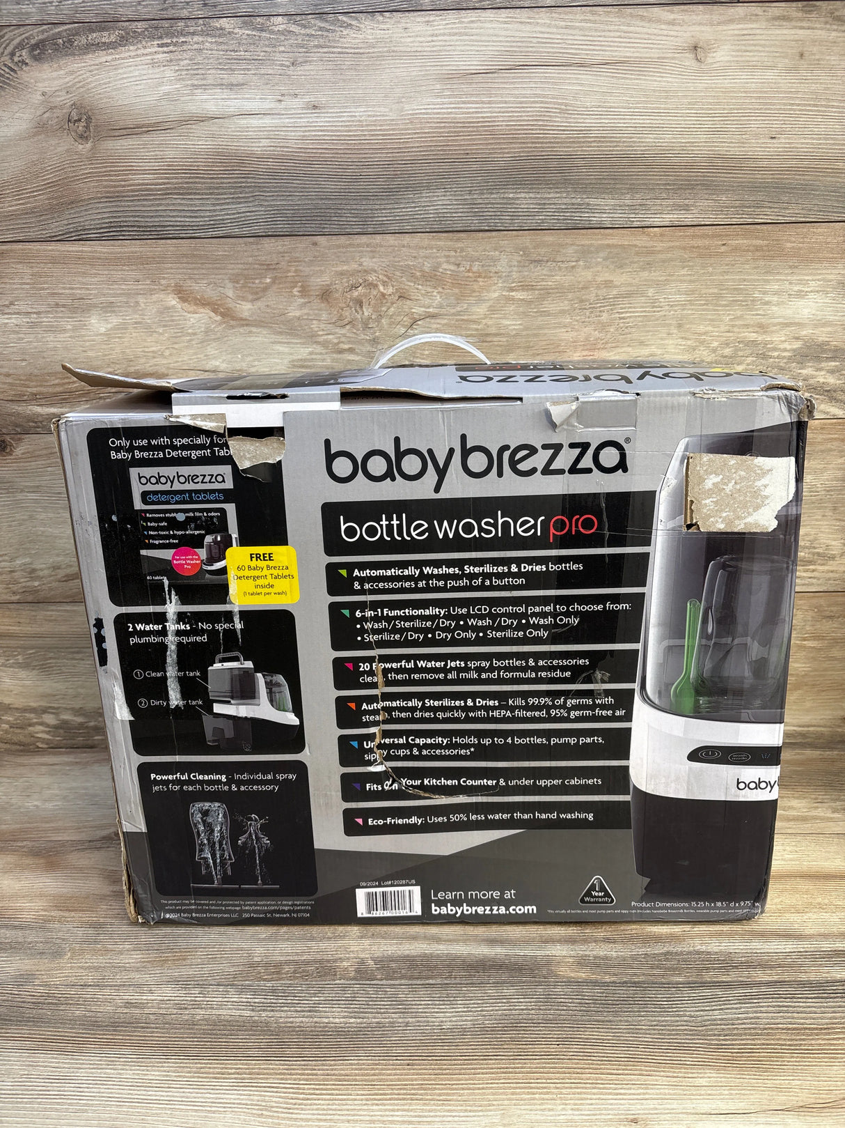 NEW Baby Brezza Bottle Washer Pro