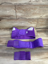 Comfy Mom 3-in-1 Pregnancy Belly Band, Purple sz Large