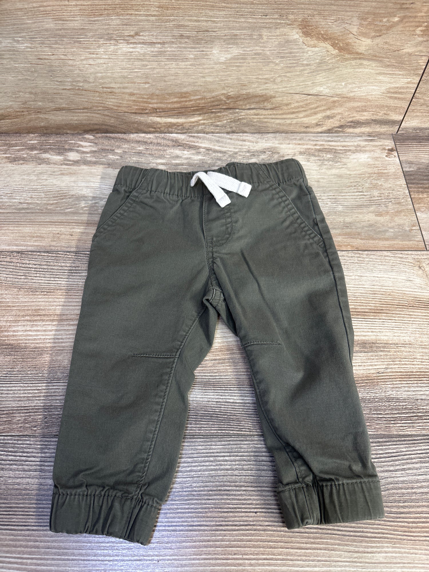 Cat & Jack Drawstring Joggers Green sz 12m