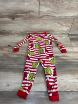 The Grinch Striped Sleeper Red/White sz 18m