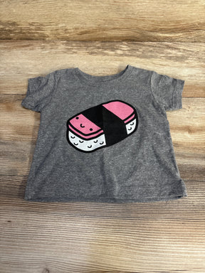 Mochi Kids Kawaii Spam Musubi Graphic Tee Grey sz 6-12m - Me n Mommy To Be