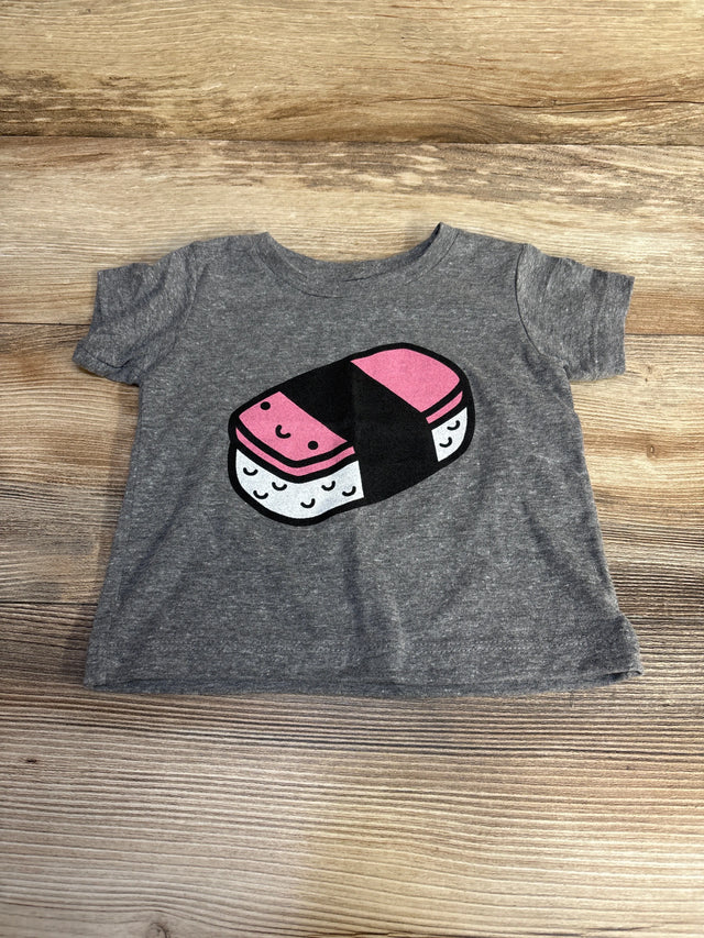 Mochi Kids Kawaii Spam Musubi Graphic Tee Grey sz 6-12m - Me n Mommy To Be