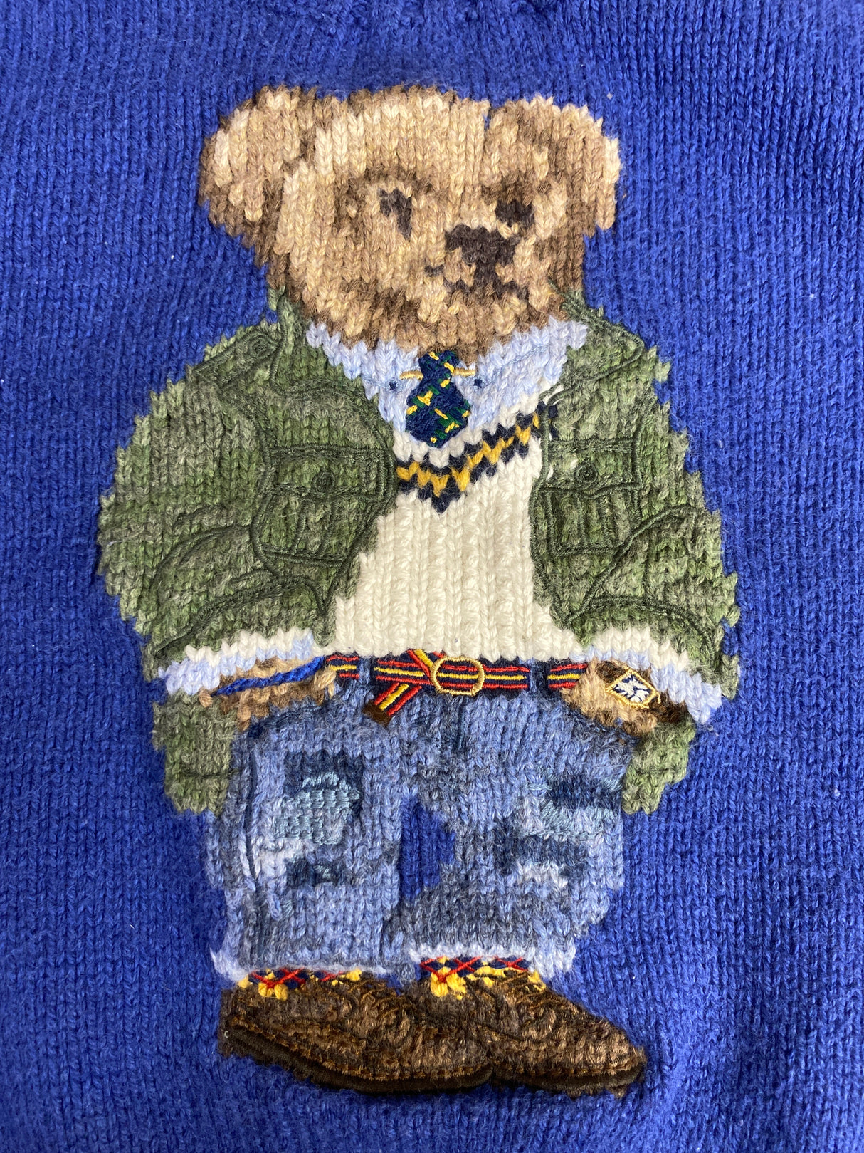 Ralph Lauren Polar Bear Sweater Blue sz 3T