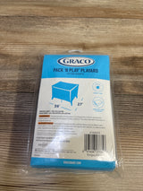 NEW Graco 2pk Fitted Playard Sheets Grey 27''x39''