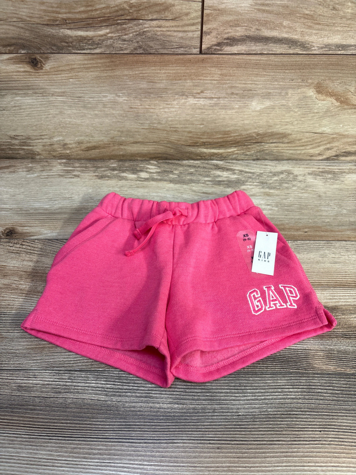 NEW Baby Gap Drawstring Logo Shorts Pink sz 4-5T - Me n Mommy To Be