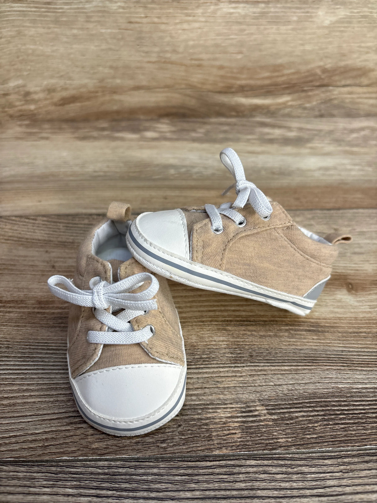 Child of Mine Soft Sole Sneakers Tan sz 1/2c