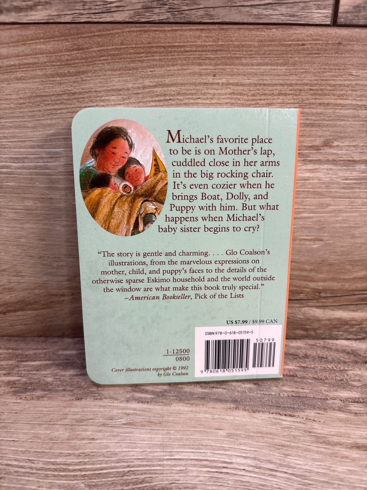 On Mother's Lap Hardcover Book