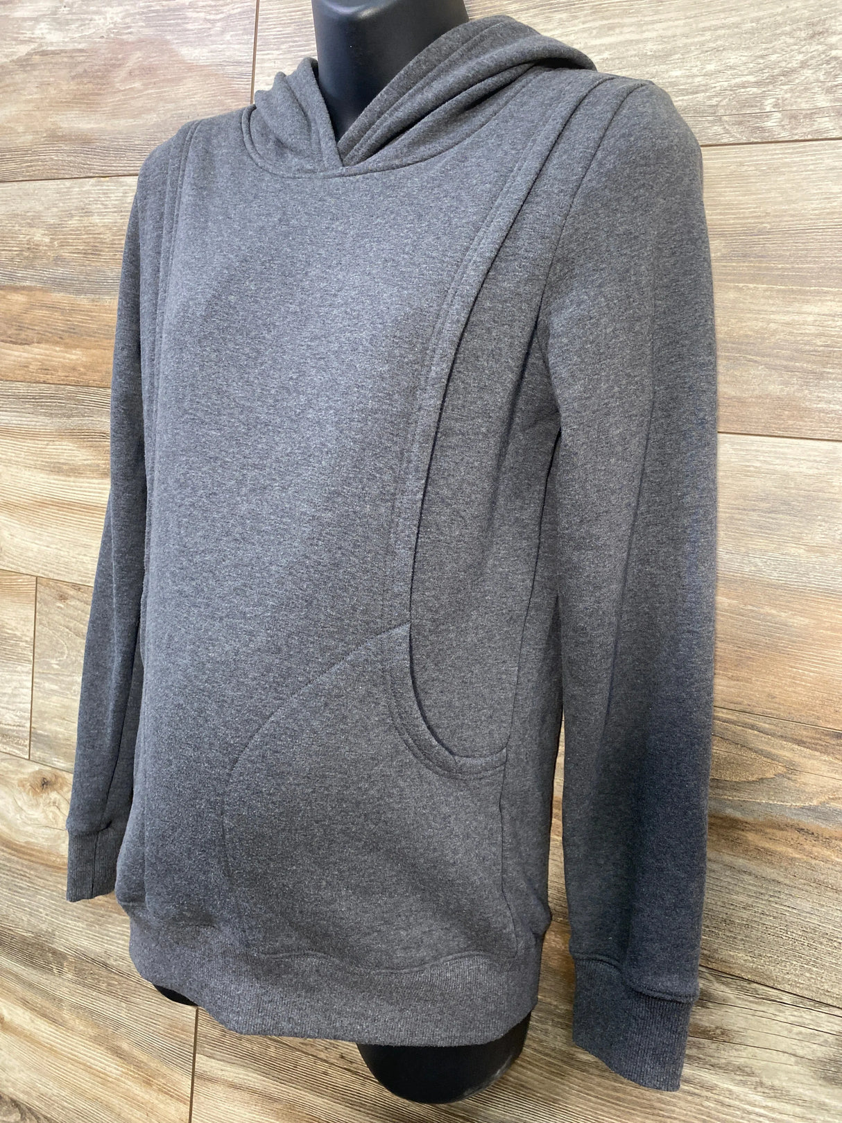 Latched Mama Heavy Nursing Hoodie Grey sz Small