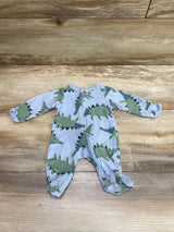 Child Of Mine Dino Sleeper Blue sz Preemie