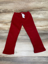 NEW Baby Gap Red Cozy Lined Leggings sz 3T