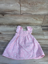 Cat & Jack Smocked Gauze Dress Pink sz 18m