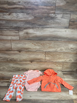 NEW Just One You 3pc Watermelon Full Zip Jacket Set Peach sz 18m