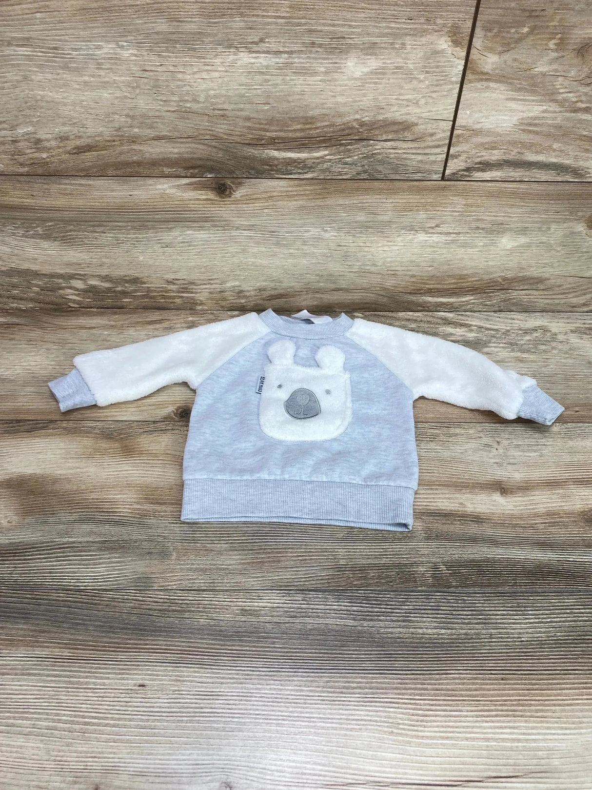 Little Beginnings Bear Sweatshirt Grey sz 3-6m