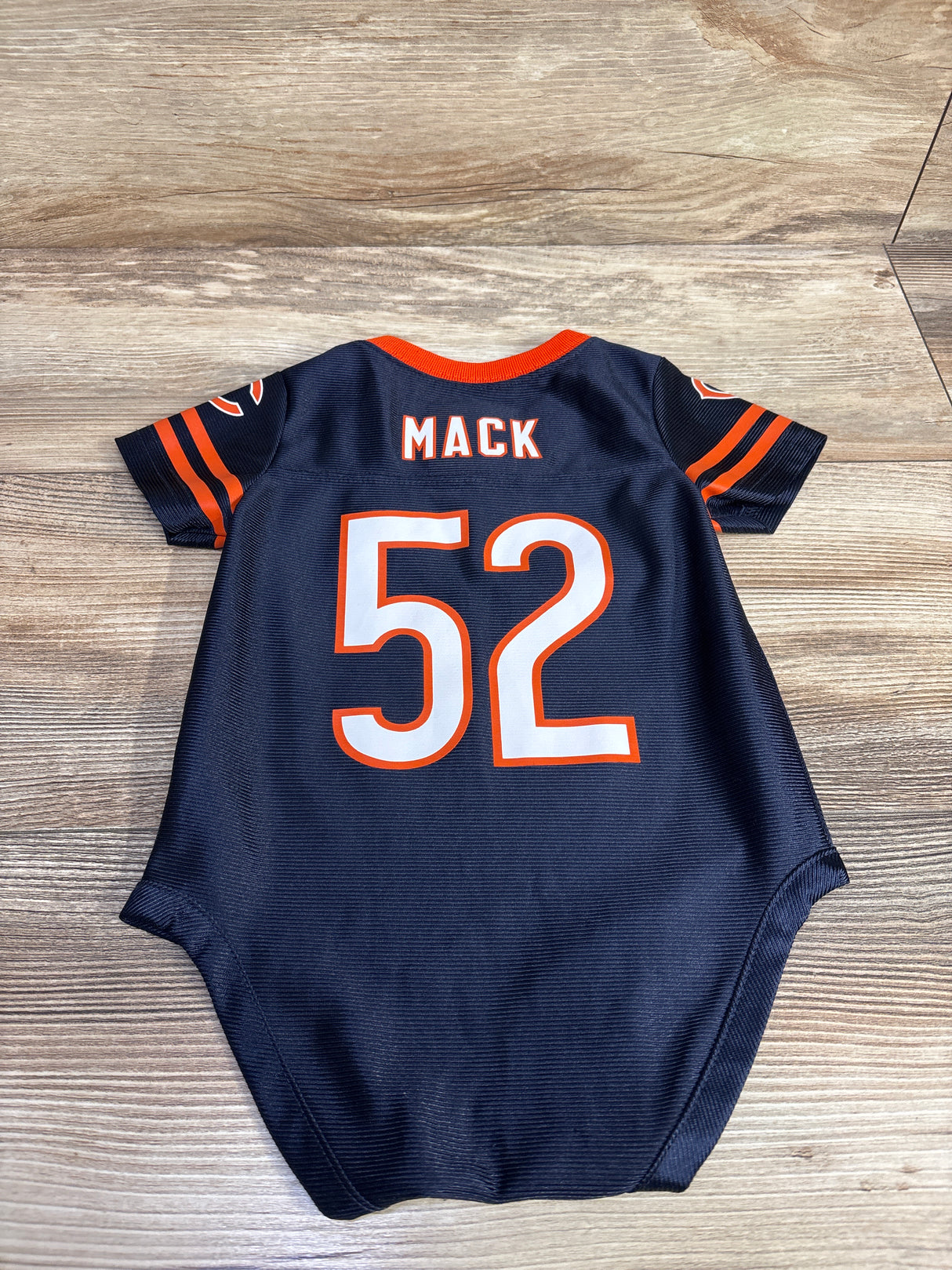 NFL Team Chicago Bears Retired #52 Khalil Mack Bodysuit Jersey sz 3-6m