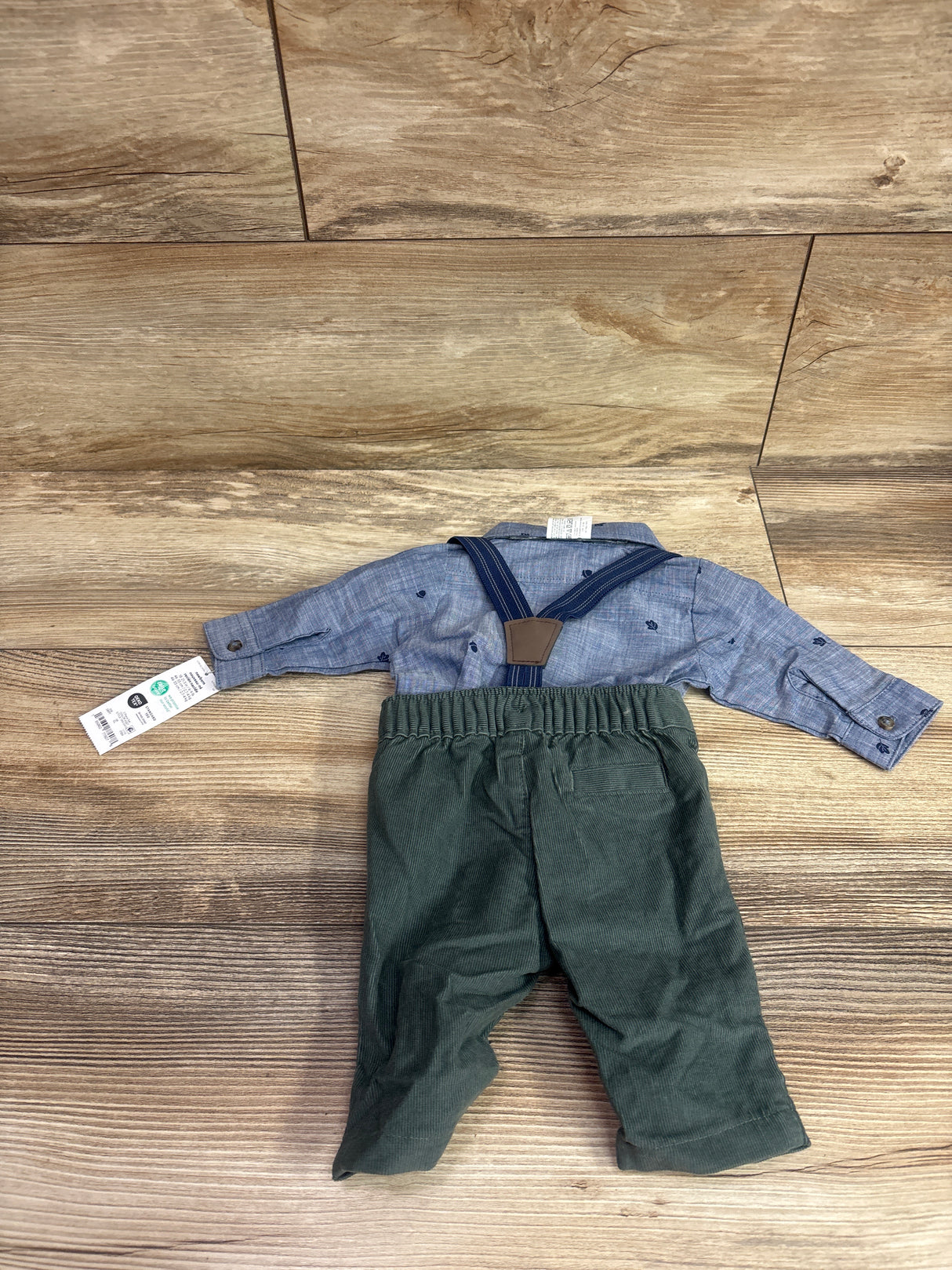 NEW Just One You 4pc Suspender Set Blue sz Newborn