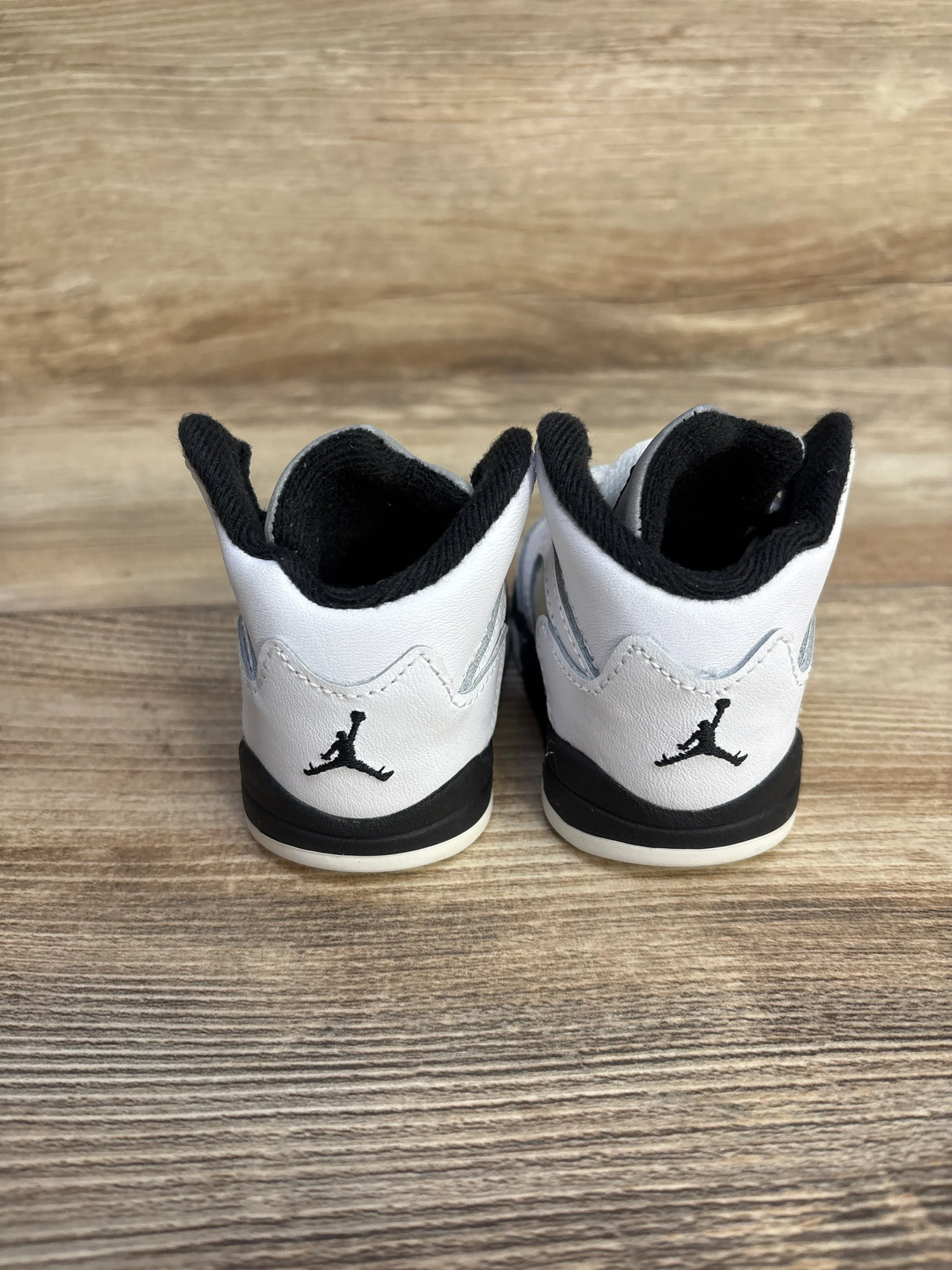 Air Jordan 5 Retro TD 'White Black' Sneakers sz 2c