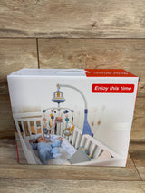 FEBFOXS Musical Mobile Crib
