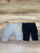 Carter's 2pk Pants Grey/Black sz Newborn