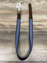 NEW Cat & Jack Chambray Belt Blue sz XL