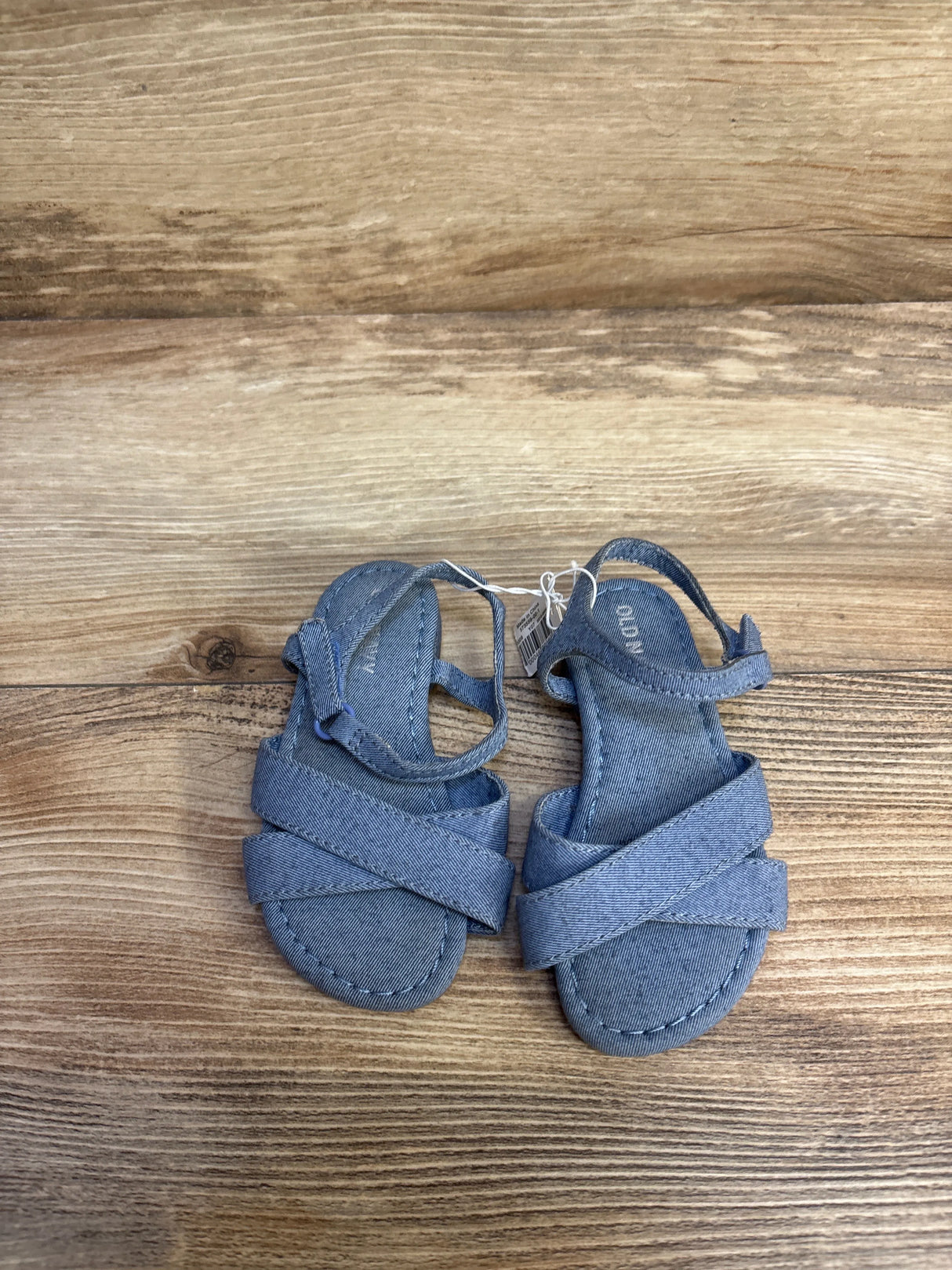 NEW Old Navy Chambray Sandals sz 6c - Me n Mommy To Be