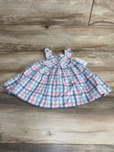 NEW Just One You 2pc Plaid Dress & Bloomers White sz 9m