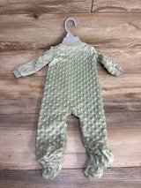 NEW Kyle + Deena Dinosaur Minky Dot Sleeper Olive sz 0-3m