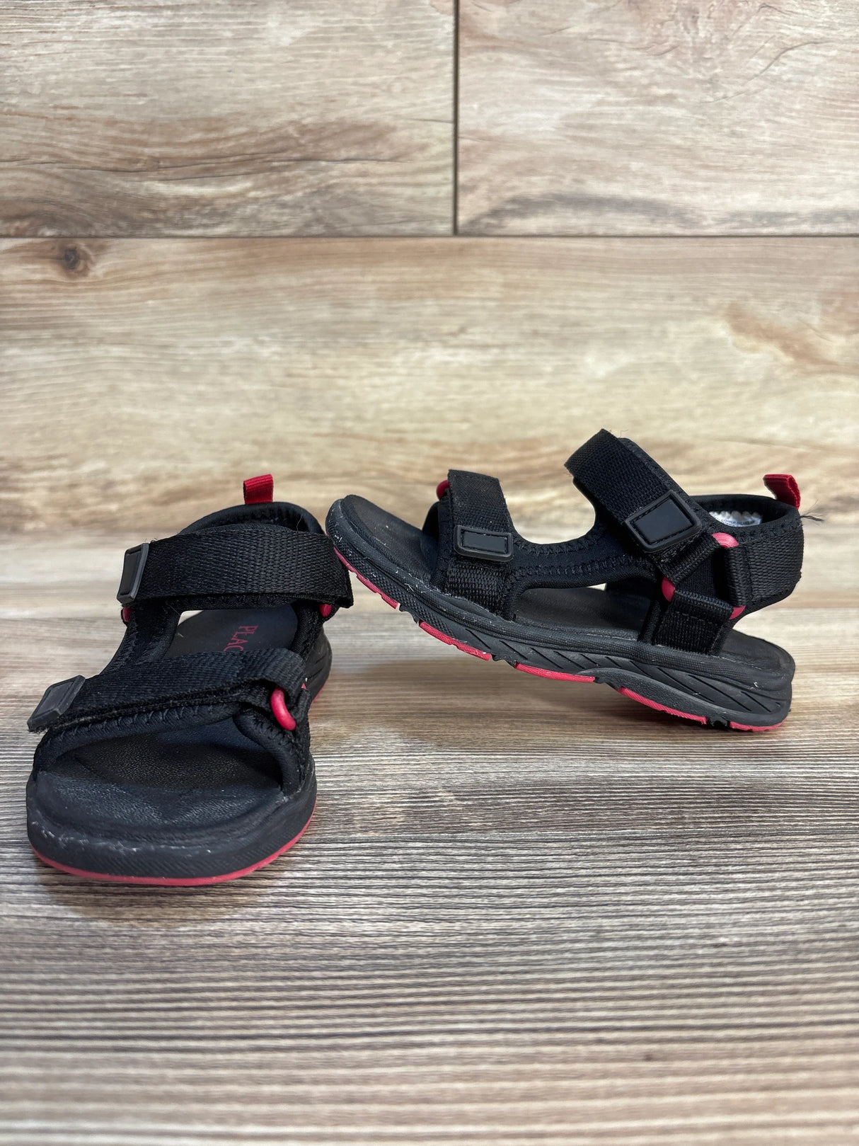 Children’s Place Webbed Sandals Black sz 8c