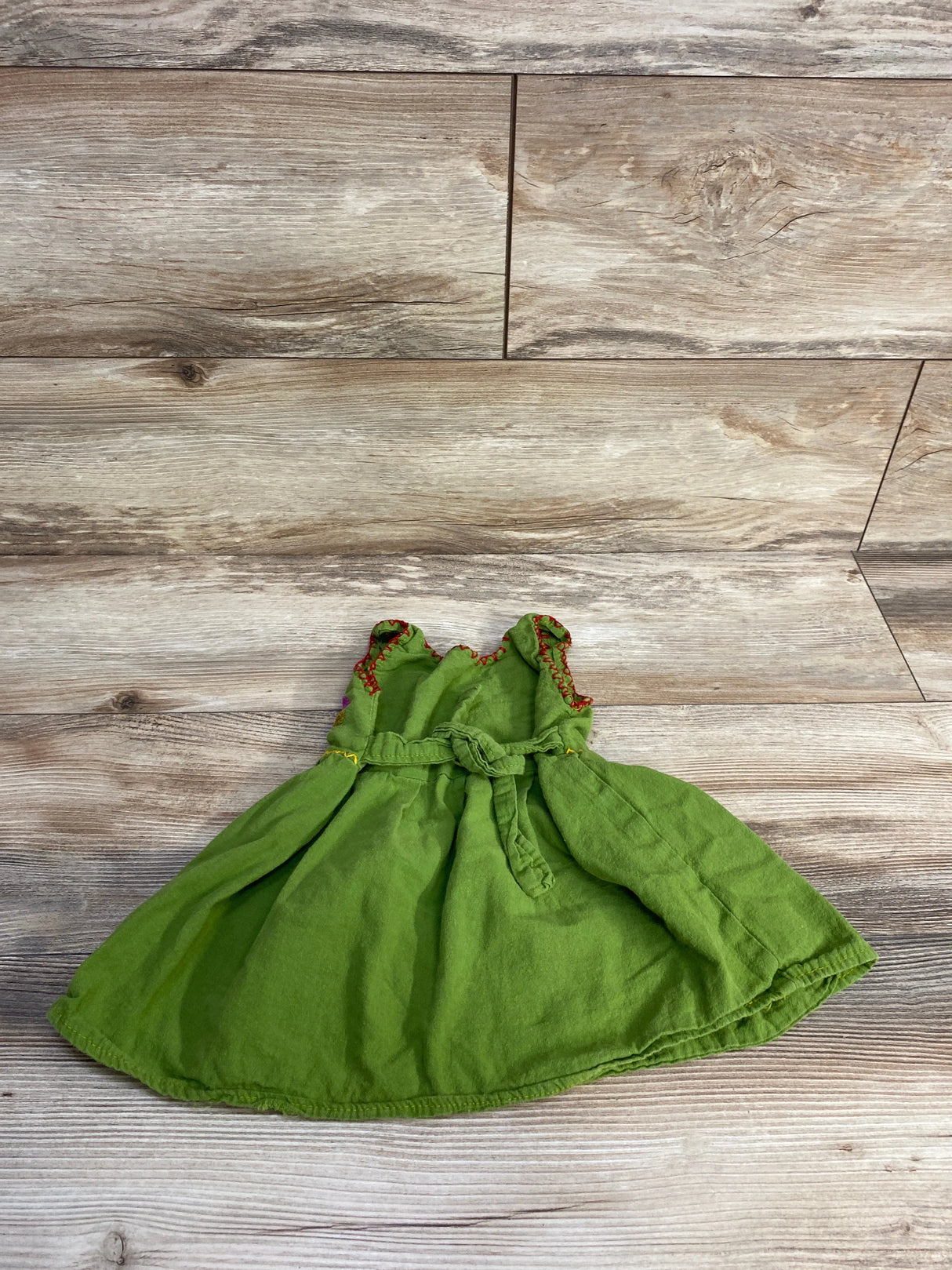 Floral Embroidered Dress Green sz 6m - Me n Mommy To Be