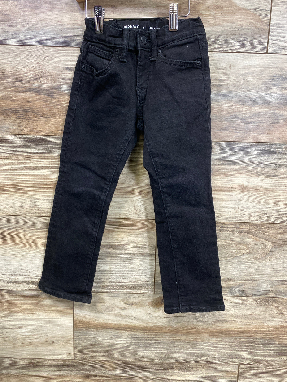 Old Navy Straight Denim Jeans Black sz 5T