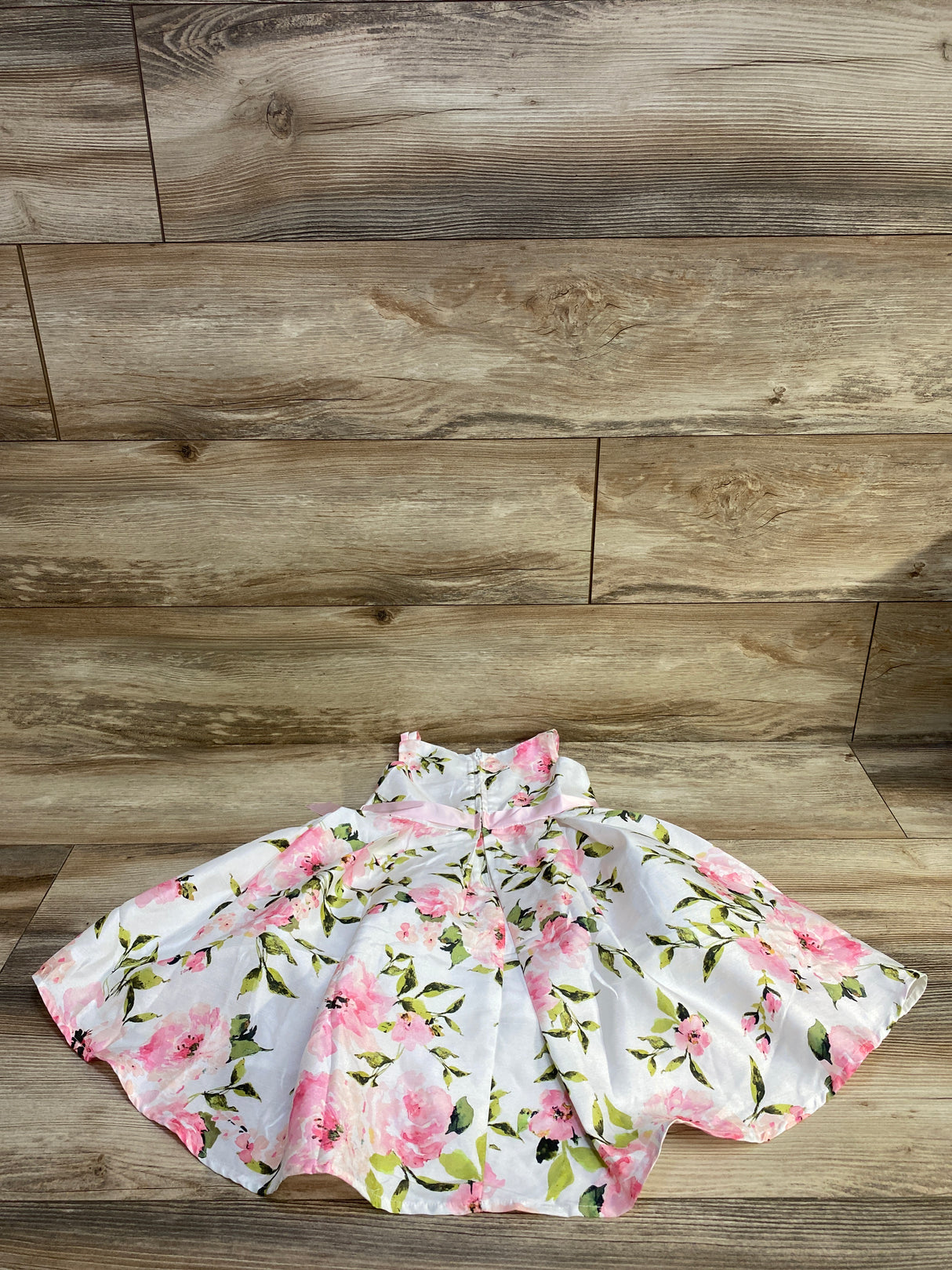 Rare Editions Floral Dress White sz 2T