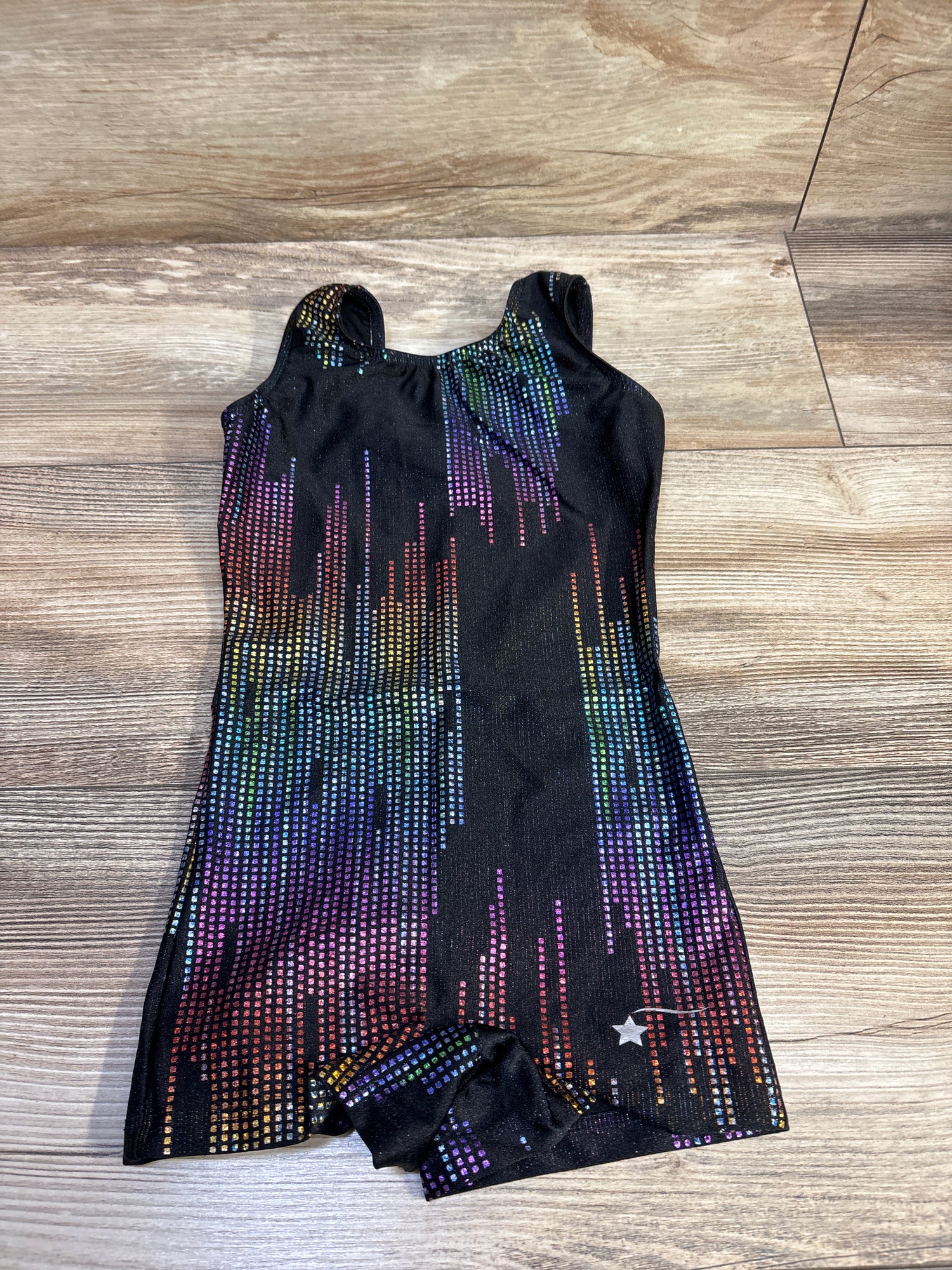 Destira Metallic Leotard Black sz 5T