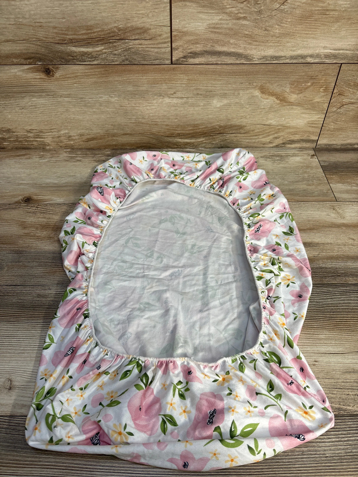 Totah Stretchy Changing Pad Cover, Pink Flowers