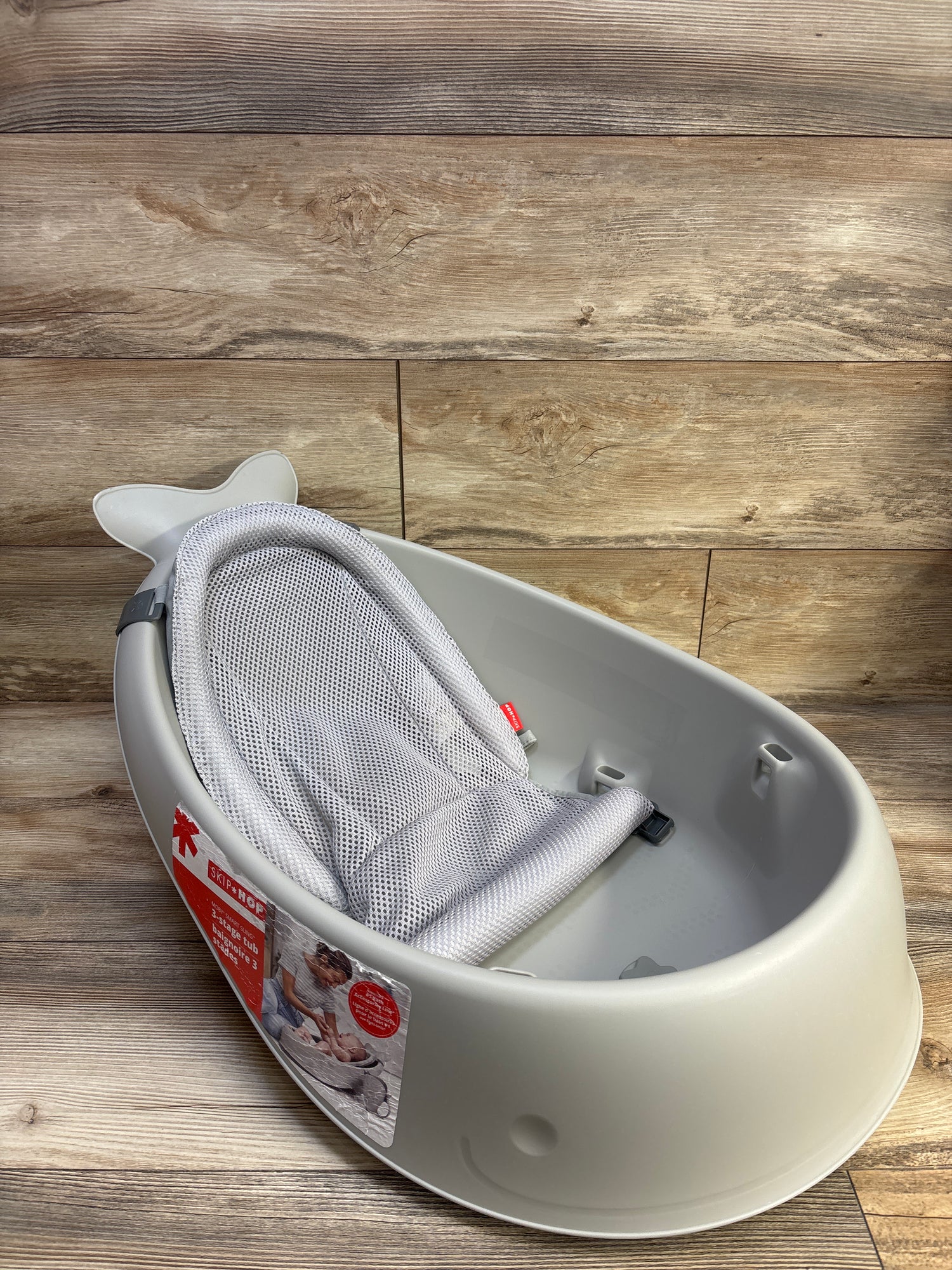 Skip Hop Moby Smart Sling 3 In 1 Baby Bathtub Grey