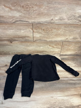 Children's Place 2pc Skeleton Pajama Set Black sz 3T