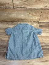 OshKosh Chambray Button-Up Shirt Blue sz 2T
