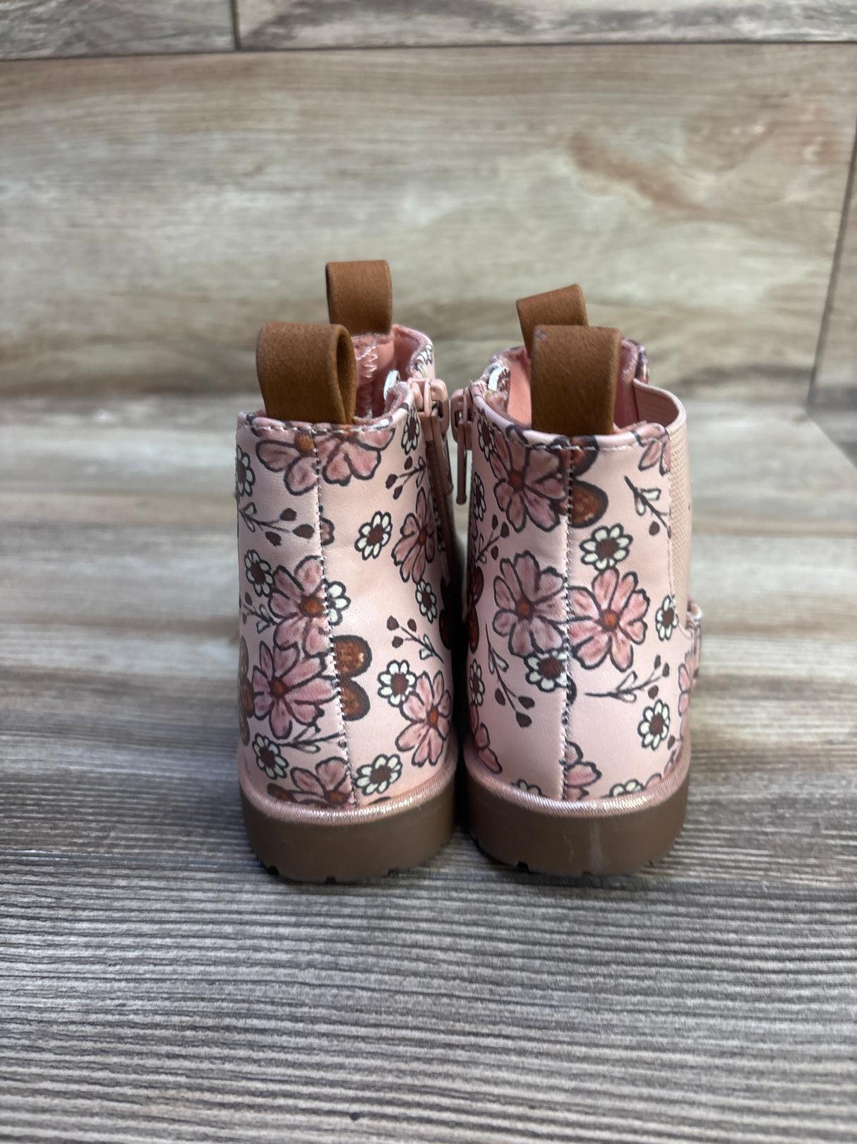 Nordstrom Jaymes Chelsea Boot In Pink Lotus Multi Floral sz 7c
