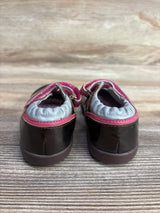 Robeez Faux Leather Mary Jane Sneakers Brown sz 7c