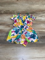 Children's Place Tropical Romper Pink sz 6-9m - Me n Mommy To Be